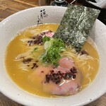 麺屋 藤しろ - 鶏白湯ラーメン800円