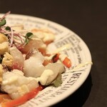 Seafood feast salad