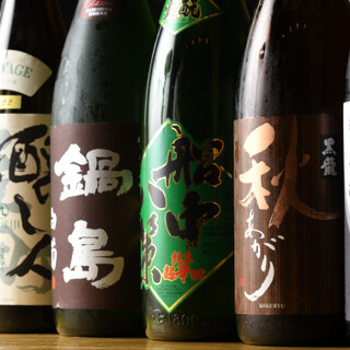 根据四季的不同，日本各地的日本酒时常变化。还有稀有的名酒