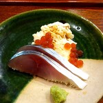 あまおと - 〆鯖と湯葉