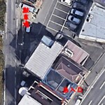 七壱 - 駐車場の位置（Googleマップ）