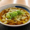 Dondon An - きしめん並390円 しそおむすび150円