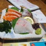 天ぷら 海鮮 地酒 弥栄 - まじで美味い刺身(　ﾟдﾟ)ﾝﾏｯ!