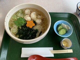 Michi No Eki Ogachi Komachi No Sato - 帆立稲庭うどん1000円