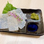 Konnyaku sashimi with baby konnyaku