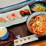 日本橋 - 寿司うどんセット