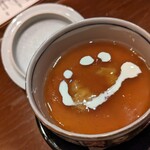 くずし 之助 - 浜名湖産堂満蟹の茶碗蒸し