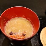 島津 - 海老味噌と頭の味噌汁
