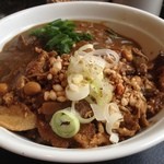 和レー屋 丁子 - 麻辣キーマとビーフのあいがけ（普通盛）