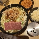 もんじゃ お好み焼き もじや ひみ - コンビーフ
