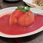 Wa dai - 大人のトマト　食べた後はソースをビールに混ぜてレッドアイに