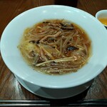 Dhintai Fontou Kyou Yaesugu Chiten - もやしと豚肉の細切りあんかけ麺