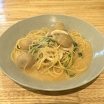 コルク - スルメイカと里芋の明太子パスタ