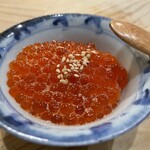 食堂 おがわ - “イクラ、その下に餅米”。シンプル且つ味わいメッチャ深い一皿。