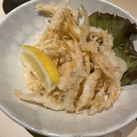 割烹 章月 - 白海老の唐揚げ
