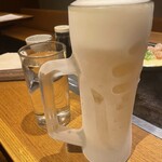 Teppan Yakiniku Shakushaku - 生ビール
