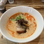 Menya Ippachi - 甘えび味噌と胡麻の濃厚担々麺(1,280円)