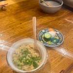 あかぎ - 〆の雑炊、お漬物