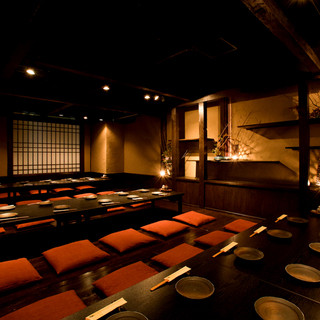 Kyushu prides itself on private rooms! We have private rooms of various sizes.