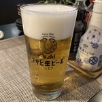 Dousangyuumotsu Nabe Kunsei Biru Mugigen - マルエフ アサヒ生ビール