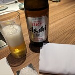 焼肉ダイニング MEGUMI - 瓶ビールはアサヒ