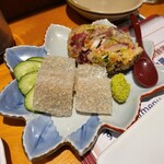 Kutsurogi Izakaya Ren - 子持ちこんにゃくとお任せのなめろう