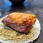 Florilege - 切り分ける前のお肉のロースト。短角牛美味しかったな♡