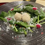 1000 - 鳥の巣に見立てたサラダ