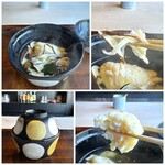 Kuikiri Shiranita - 魯山人の日月椀も美しい。 *海老真丈も大きく滑らか食感で海老の旨味を感じて、美味しい。松茸も勿論食感。お味共にいいですね。 何より丁寧に引いたお出しの味わいが良く、美味しく頂きました。
