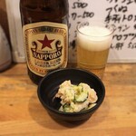 Saitamaya - 突き出し＆瓶ビール