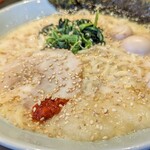 横浜家系ラーメン 魂心家 - 塩らーめん アップ(2023年10月26日)