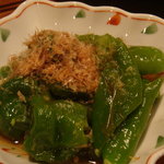 さしみの魚紳 - 万願寺唐辛子