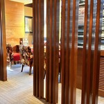 珈琲茶館 集 - こちらも喫煙室に近い 喫煙者用スペース