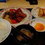 餃子の王将 - 酢豚定食(ランチ)