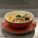 カーサ・デル・チーボ - あわびと干し海鼠とフカヒレと帆立貝柱にキャビアのインウミド