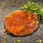 Casa del cibo - 秋鮭といくらのマリナータのオレンジ風味のハーブサラダ