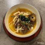 カーサ・デル・チーボ - あわびと干し海鼠とフカヒレと帆立貝柱にキャビアのインウミド