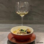 カーサ・デル・チーボ - Benito Ferrara Greco di Tufo Vigna Cicognaと海の宝石箱