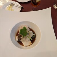 中国料理 春蘭門 - 鯛と帆立貝柱の強火蒸し