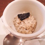 ワッシーズダイニングスープル - 続いてこれは、トリュフを使ったリゾット。チーズの味が美味しい～