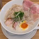 麺Lab 美味身 - 濃厚ホタテumami塩そばDX 1000円