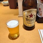 ほていちゃん - 瓶ビールも久々だ