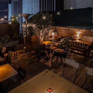 【屋上貸切】12名～1フロアOK、風の気持ちいい屋上貸切可能