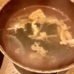 焼き鳥×燻製×日本酒 kmuri-ya - お吸い物？スープ？