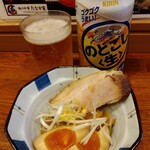 俺の中華たなか家 - グラスものどごし生も冷え❄冷え❄