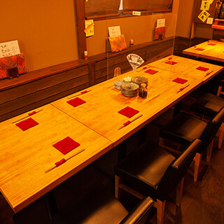 We have table seats and open counter seats perfect for groups!