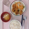 Sukaiterasu - 料理写真:提供品一式(塩唐揚げ定食)