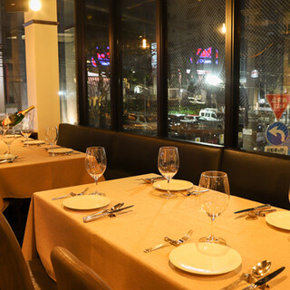 Enjoy a relaxing meal in an Italian Cuisine style space