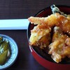 たぬ吉 - 料理写真:まぐろと海老天丼580円