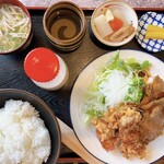 カフェレスト 城本 - 唐揚げ＆生姜焼きランチ❤️